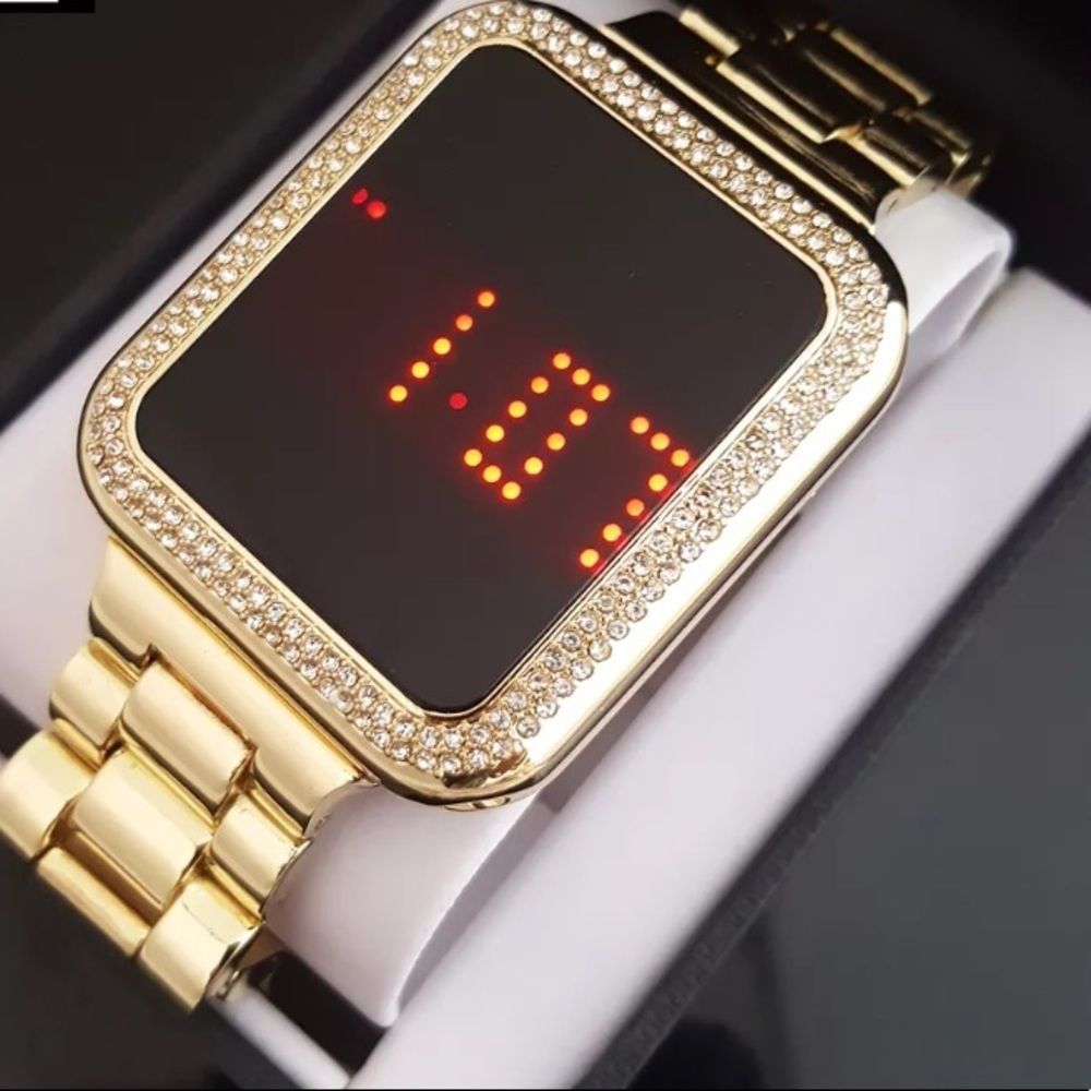 NEW Iced Out Digital Touch Screen Luxury Watch Men - Picture 3 of 6
